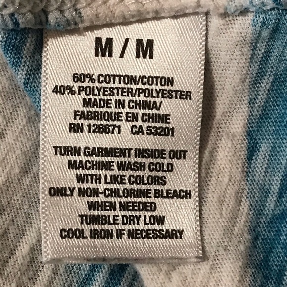 Aeropostale Breton Striped Long Sleeve Tee Medium - Picture 7 of 8